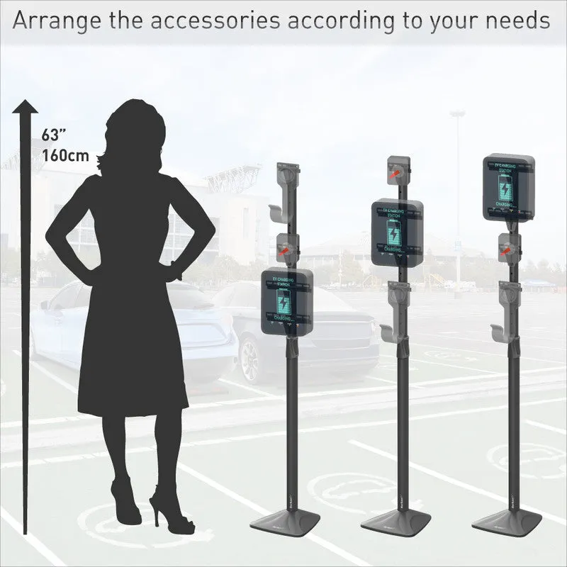 Barkan EV140FC 145cm Outdoor EV Charger Stand