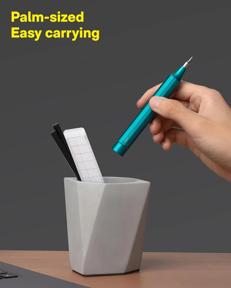HOTO Manual Precision Screwdriver Pen Pocket Tool (Blue)