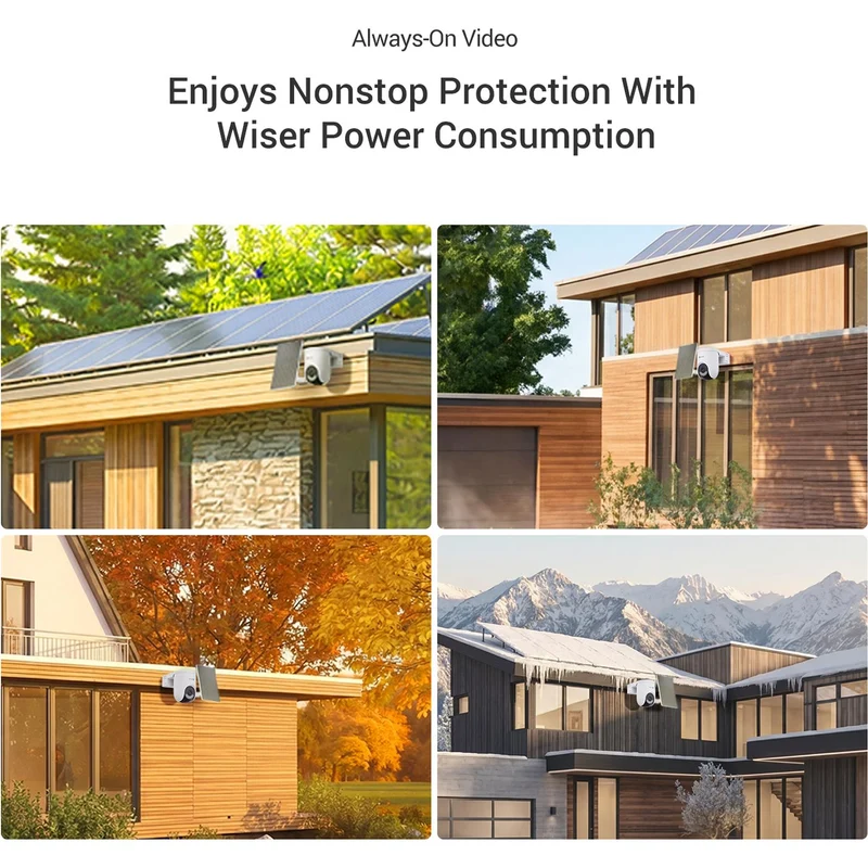 EZVIZHB8 LITE 3K Security Camera with Solar Panel