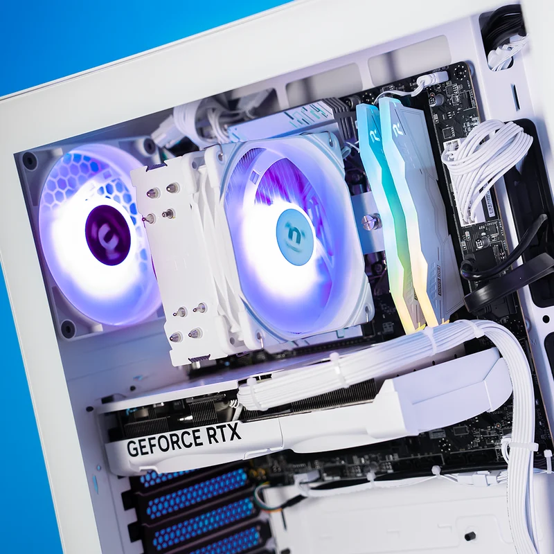 Thermaltake Infinity Pro V7 Snow Gaming Desktop PC (Intel 14600KF / RTX 5070 / 32GB RAM)