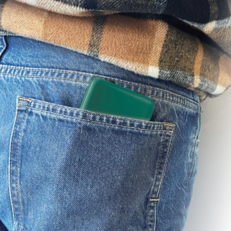 Laser 5000mAh Compact Portable Power Bank (Deep Green)