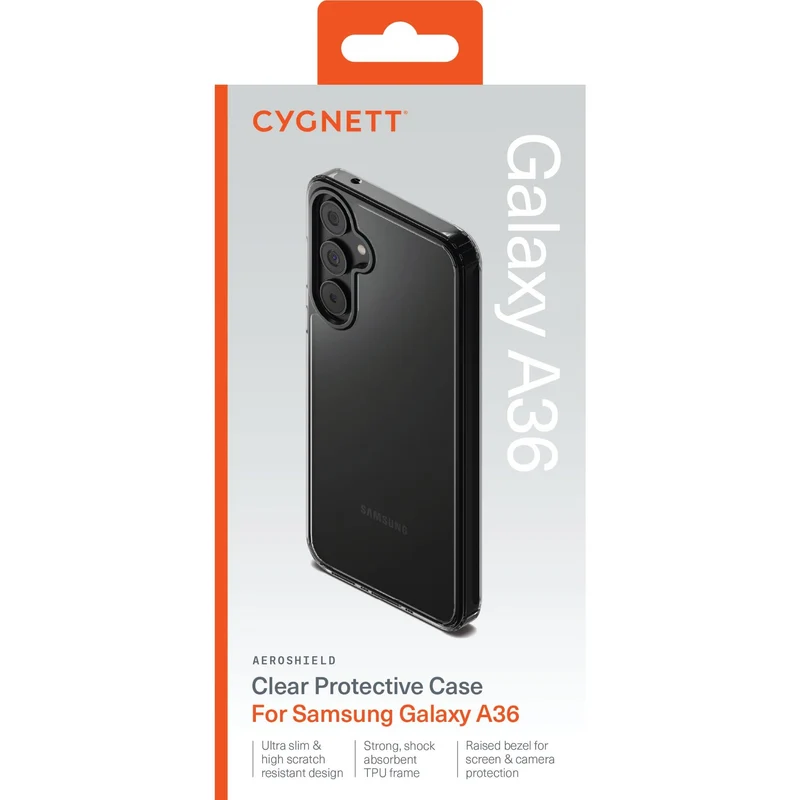 Cygnett AeroShield Case for Galaxy A36 (Clear)