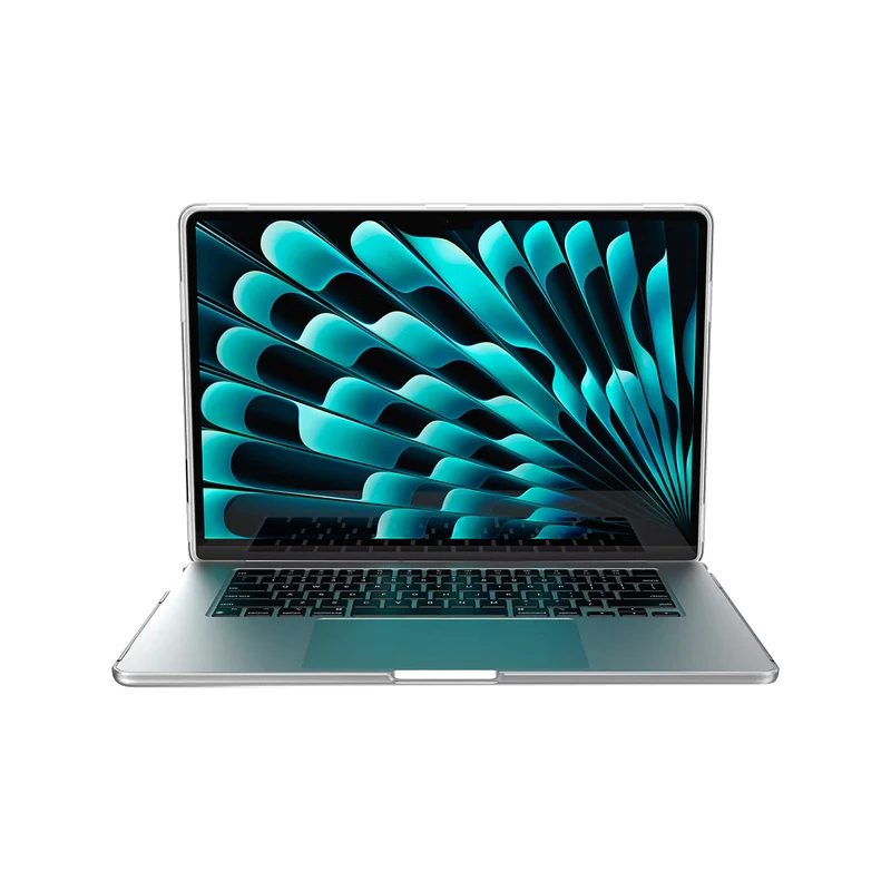Speck SmartShell Case for MacBook Air 15" (M4/M3/M2) - Clear Protective Cover (Clear)
