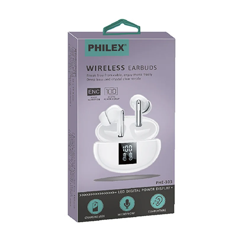 Sansai TWS Wireless Bluetooth Earbuds (White)