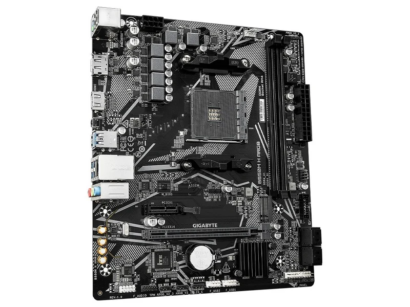 Gigabyte B550M H ARGB AM4 DDR4 mATX Motherboard (B550M H ARGB)