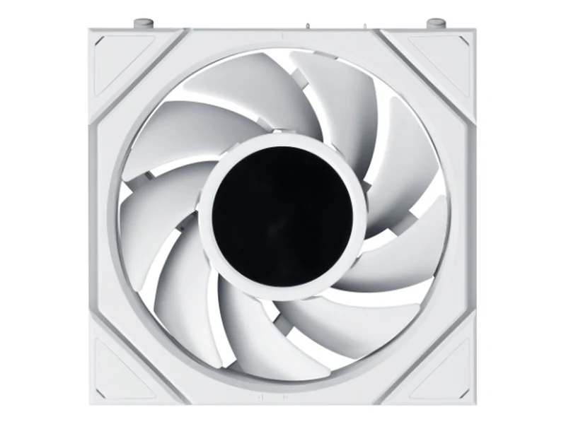 Lian Li Uni Fan TL Flex 1.8in LCD 2.4GHz Wireless 120mm ARGB Fan 3 Pack - White (12TLLCD1F3W)