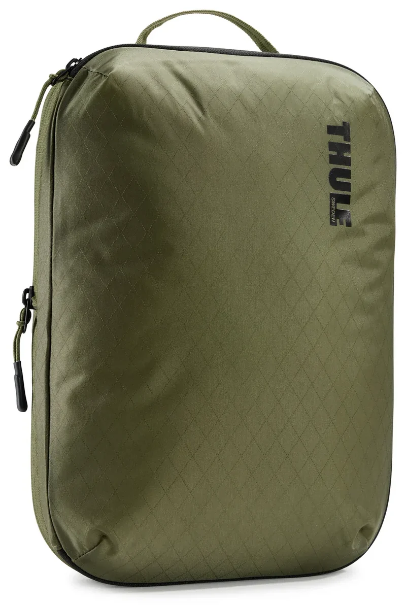 THULE Packing Cube Set Compression Travel Storage Bags Duo 2x (Small and Medium) Green
