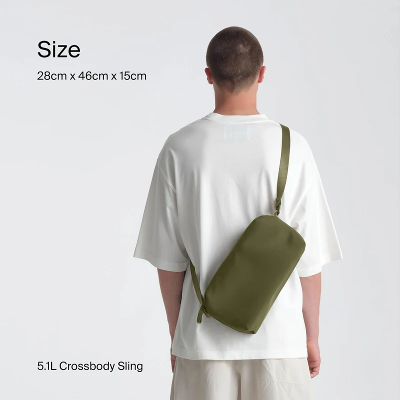 Urth Dolomite 7L Crossbody Camera Sling Bag (Green)