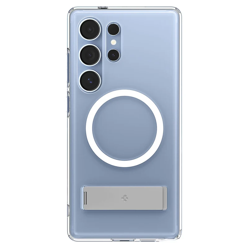 SPIGEN Ultra Hybrid Kickstand MagSafe Case for Galaxy S25 Ultra (Clear White)