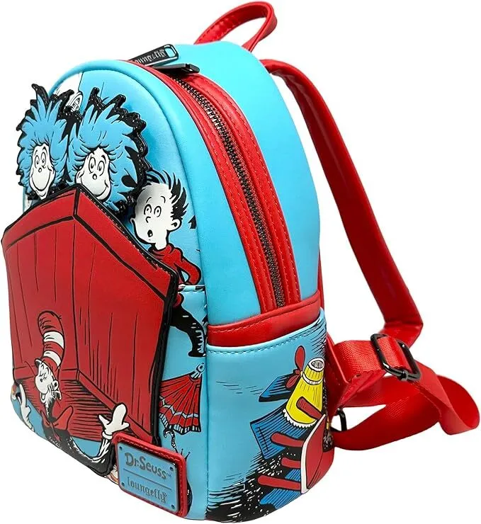 Loungefly Dr Seuss - Thing 1 & 2 Box US Exclusive Mini Backpack
