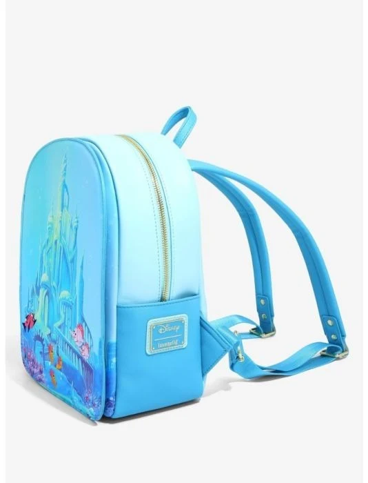 Loungefly Disney The Little Mermaid - Castle Snap Flap US Exclusive Mini Backpack