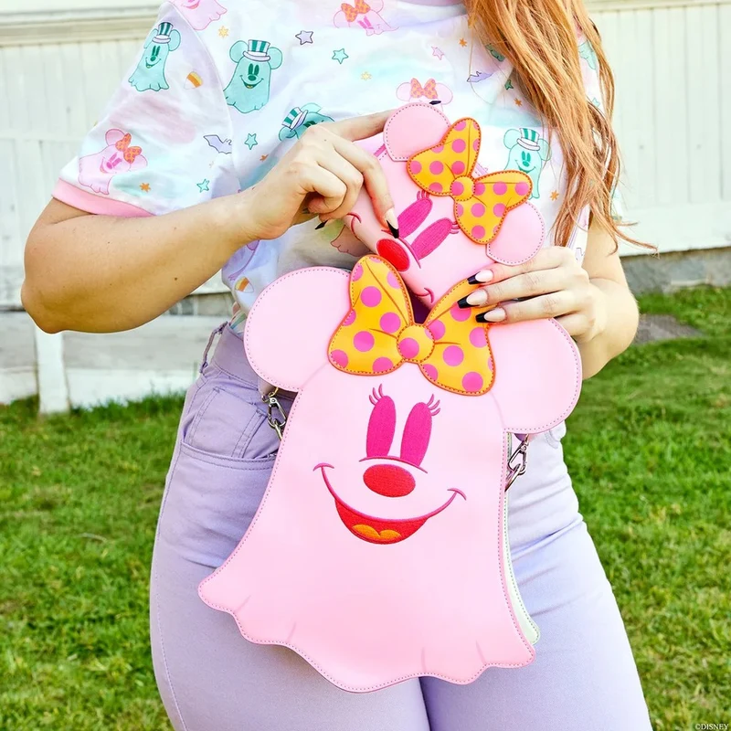 Loungefly Disney Minnie Mouse - Pastel Ghost Glow In The Dark Wallet