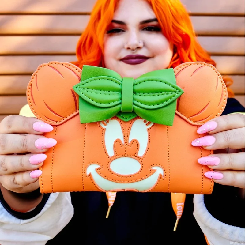 Loungefly Disney Minnie Mouse - Pumpkin Glow Wallet