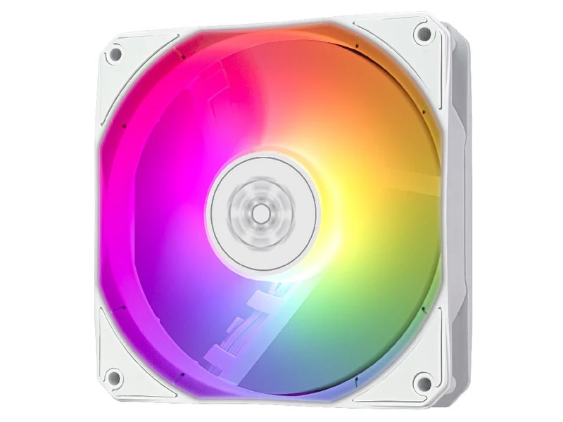 SilverStone 120mm ARGB PWM Fan (White) [3 Pack]