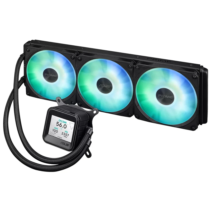 Asus Prime LC 360 ARGB LCD AIO Liquid CPU Cooler (PRIME LC 360 ARGB LCD)