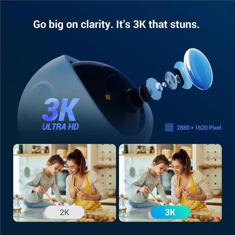 EZVIZ H6C 3K Indoor Security Camera