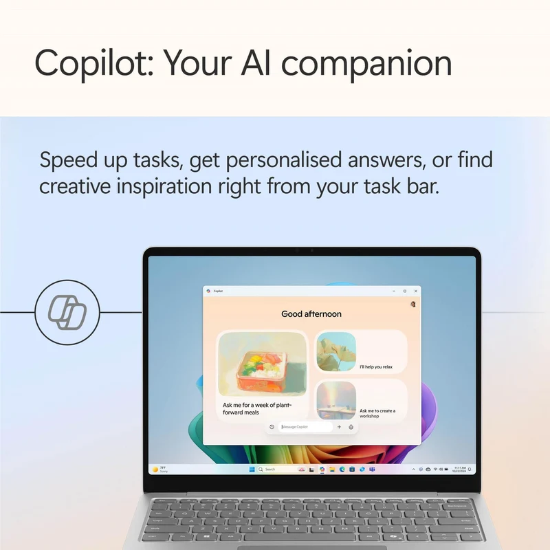 Microsoft Surface Laptop Copilot+ AI PC 13" Snapdragon X Plus 8 core/16GB/256GB (Platinum)