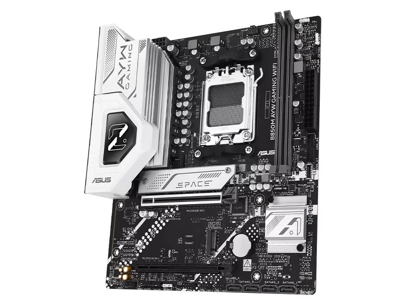 ASUS B850M AYW GAMING WIFI AMD B850 AM5 DDR5 Micro-ATX Motherboard