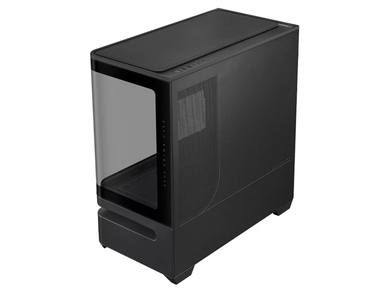 ASUS Prime AP202 ARGB Curved Tempered Glass Mid-Tower Case - Black