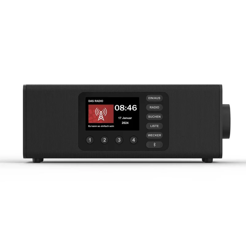 Hama DR2002BT DAB+ Radio mit Wecker, Bluetooth, großes