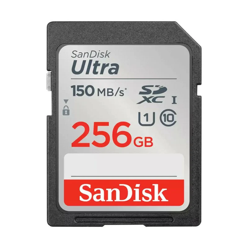 SanDisk Ultra 256GB SDXC UHS-I Speicherkarte C10, 150 MB/s