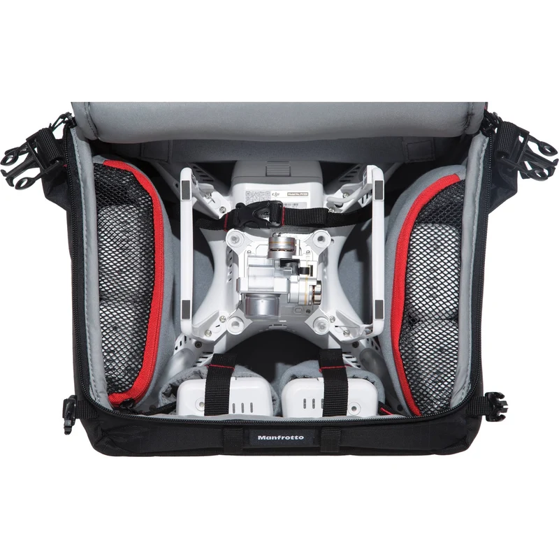DJI Phantom Carrying Case [Backpack] for Notebook, Quadcopter - Black, Red (bc-qt-000002)