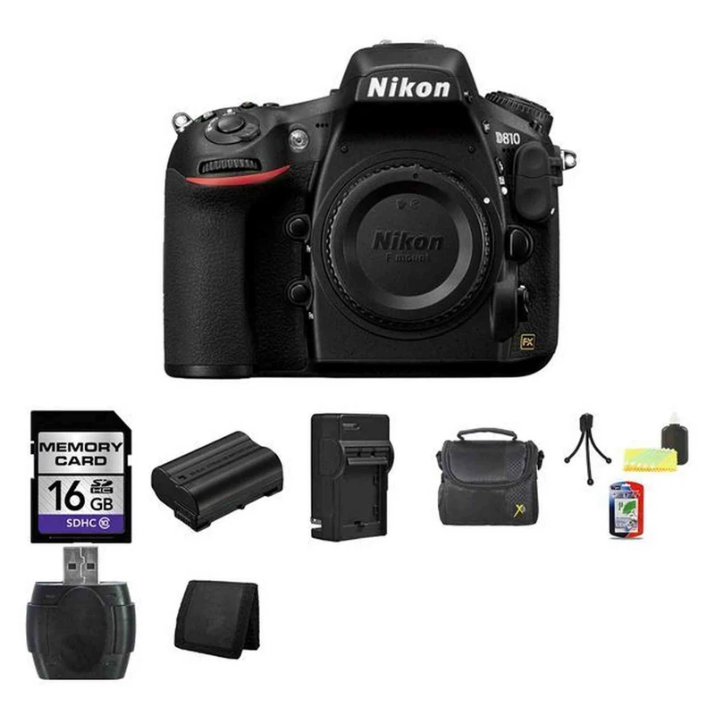 Nikon D810 Digital SLR Camera 16GB Ultimate Bundle