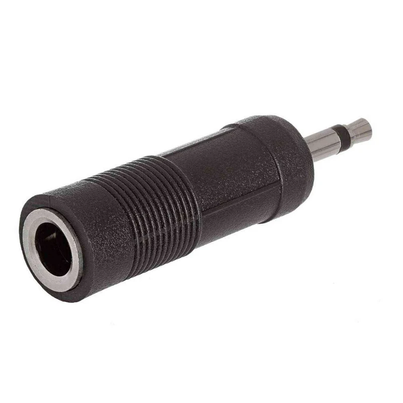 Cmple 3.5mm Mono Plug to 6.35mm Stereo Jack Adapter