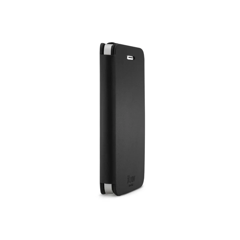 iLuv ICA7J346BLK Pocket Agent Premium Appointed Leather for Apple iPhone 5 - 1 Pack - Retail Packaging - Black