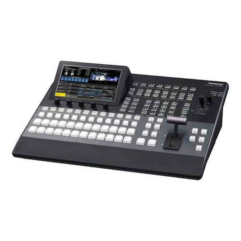 Panasonic AV-HS410 HD / SD Multi-Format Live Switcher, 7" Multi-Mode Color LCD, 800x480 Resolution, Primatte Chroma Key