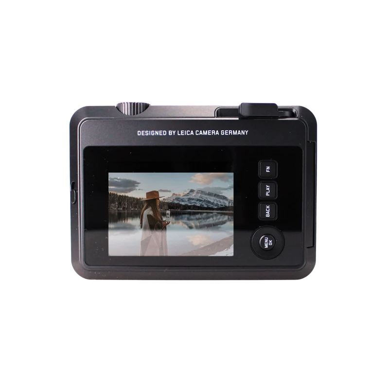 Leica Sofort 2 Digital and Instant Photo Camera with LCD Display, Two Shutter Releases, 10 Lens Effects, and Leica FOTOS App Support (Red)