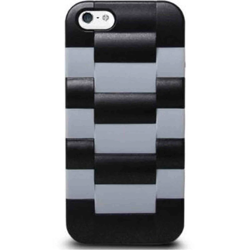 The Joy Factory Daytona V - Watchband Textured Case for iPhone5/5S, CSD124 (Gray)