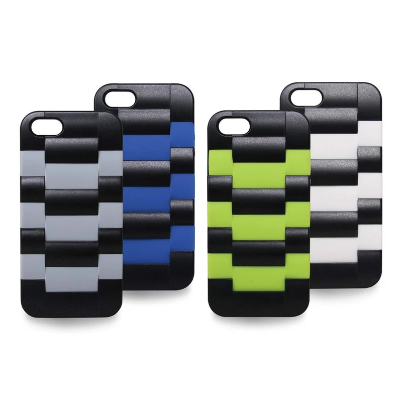 The Joy Factory Daytona V - Watchband Textured Case for iPhone5/5S, CSD124 (Gray)