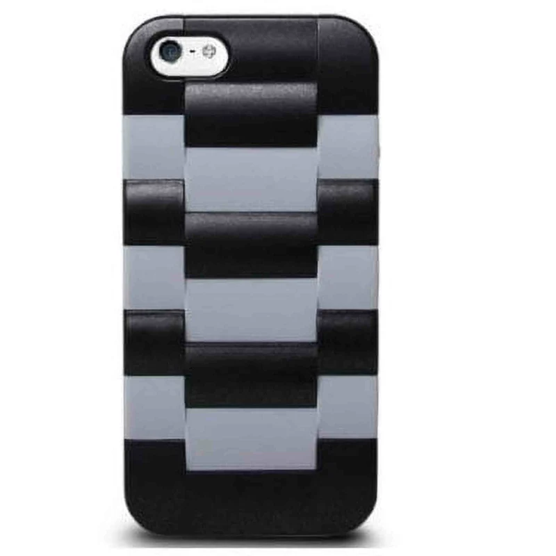 The Joy Factory Daytona V - Watchband Textured Case for iPhone5/5S, CSD124 (Gray)