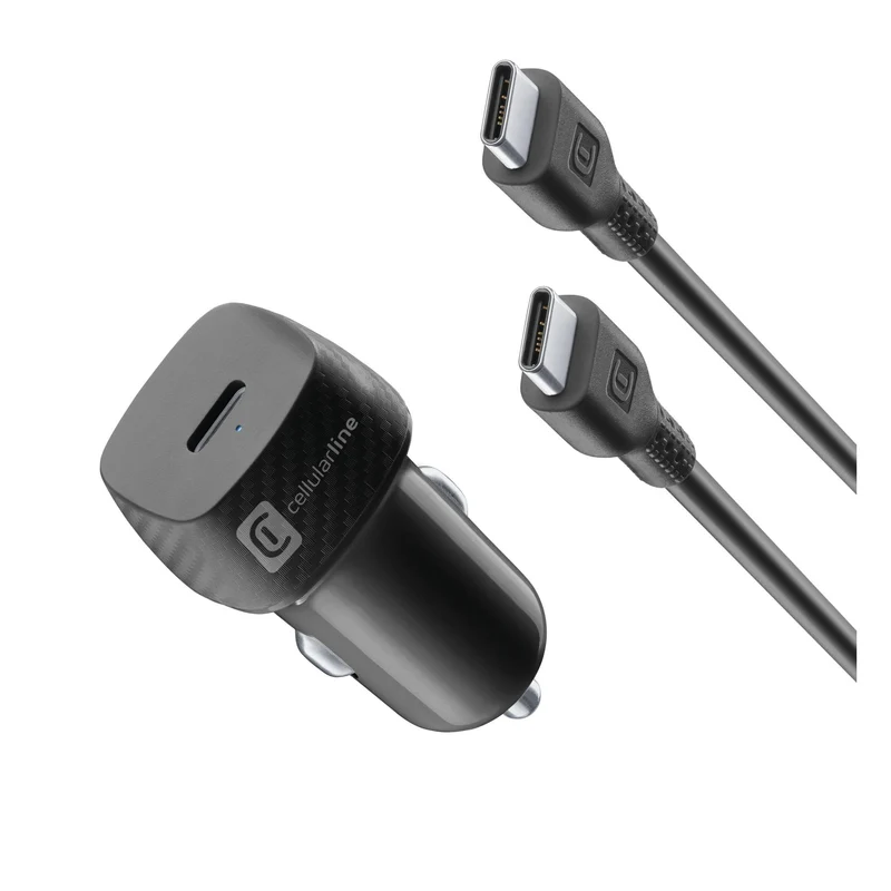 CellularLine Super Fast 25W Kfz-Ladegerät USB-C für Samsung