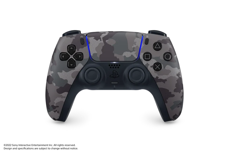 Sony PS5 DualSense Controller - Camo Grey, Haptic