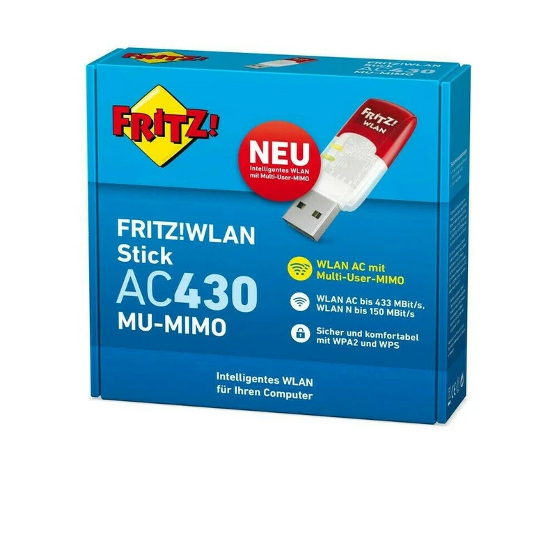 AVM FRITZ!WLAN Stick AC 430 MU-MIMO 433 MBit/s Dualband-WLAN