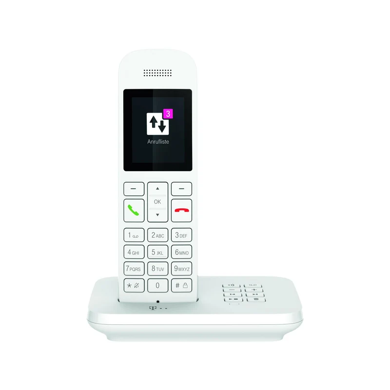 Telekom Sinus A12 Weiß Schnurloses Telefon