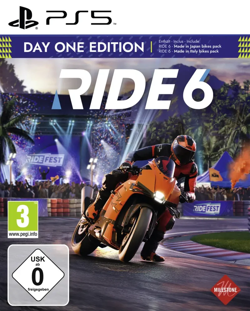 Milestone RIDE 6 PS5-Spiel - Day One Edition