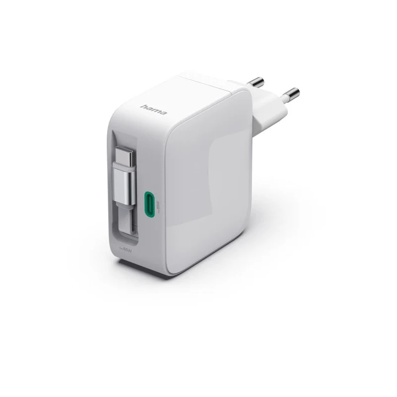 Hama 00201957 Schnellladegerät 2x USB-C PD 65W GaN