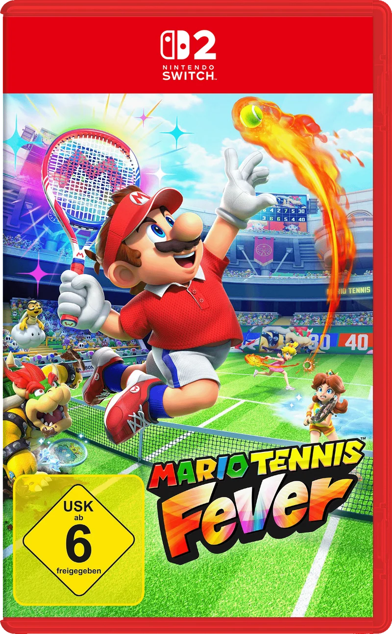Nintendo Mario Tennis Fever - Switch 2 Spiel, 38 Charaktere