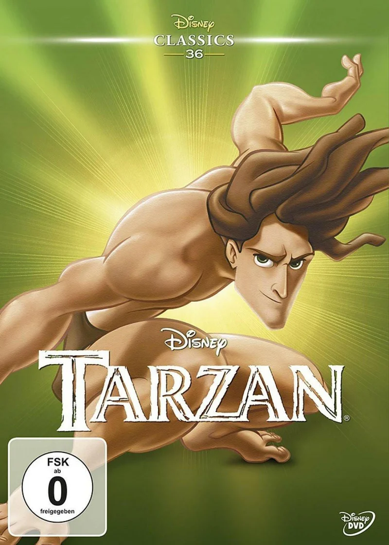 Disney Tarzan DVD - Meisterwerk, Zeichentrick, FSK 0