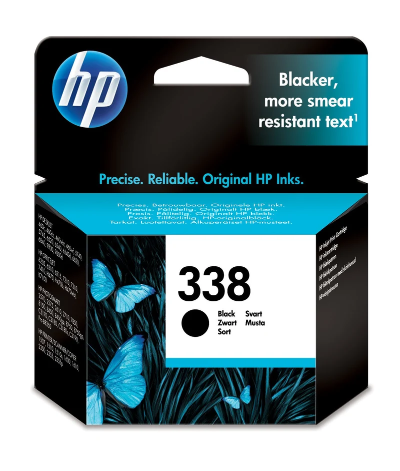 HP 338 Druckerpatrone Schwarz Original, Einzel, 480 Seiten