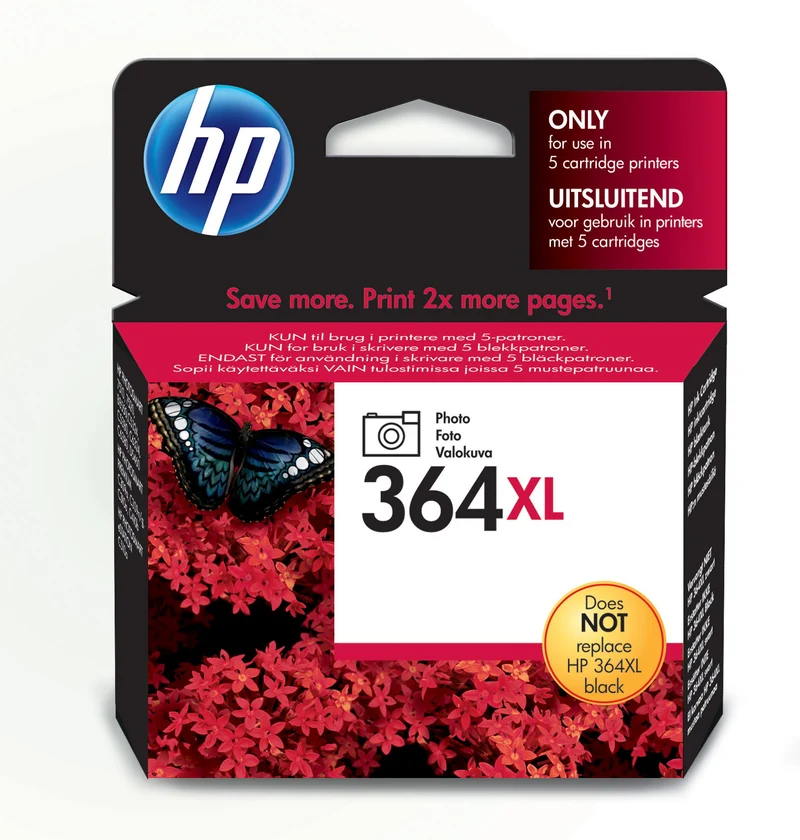 HP 364XL Fotoschwarz Tintenpatrone Original 290 Seiten
