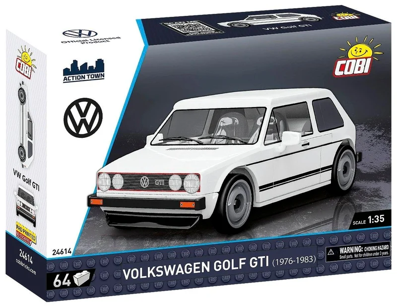 COBI Volkswagen Golf GTI (1976-1983) Baustein-Set White