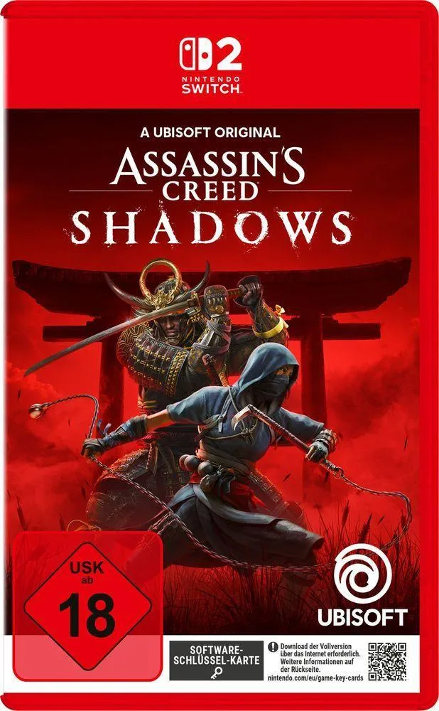 Ubisoft Assassin's Creed Shadows-Nintendo Switch 2 Key Card