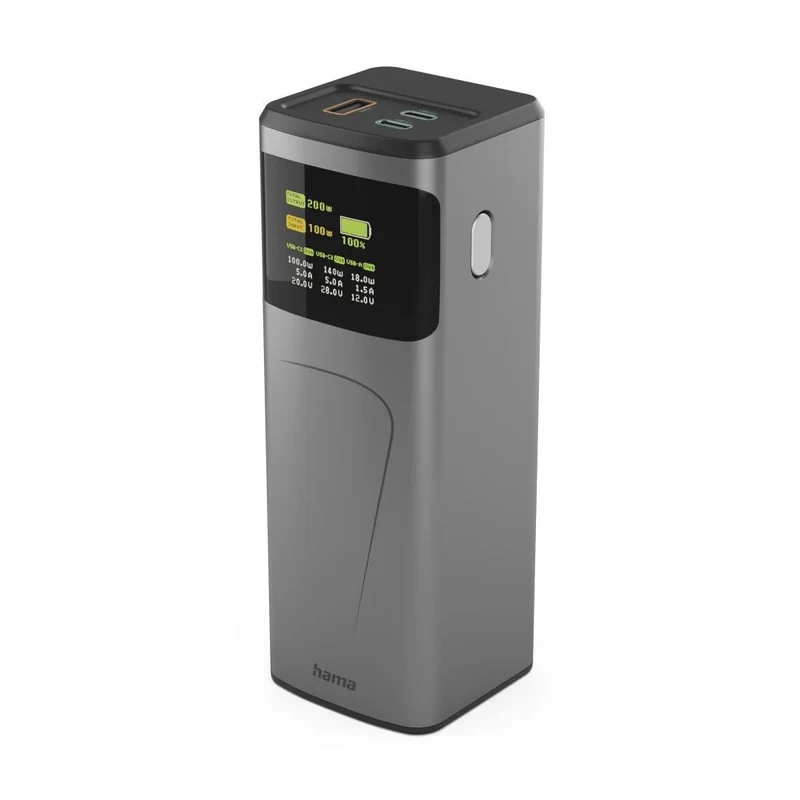Hama Power Pack High Power 200W 24000mAh 2xUSB-C USB-A
