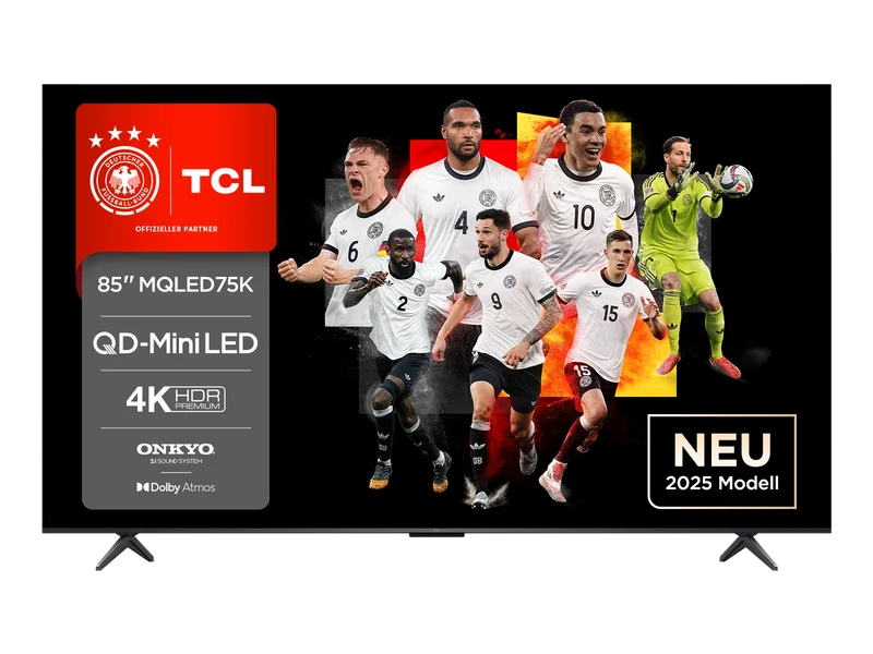 TCL 85MQLED75K QLED Mini-LED TV 85" 4K HDR Dolby Vision