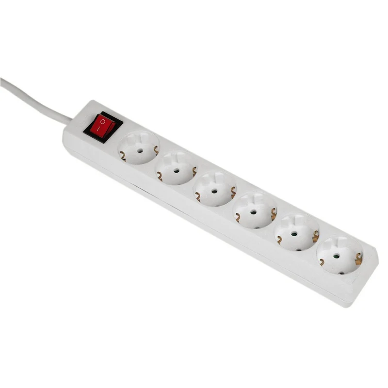 Hama Steckdosenleiste 6-fach 45° Save Energy‑Schalter 5m