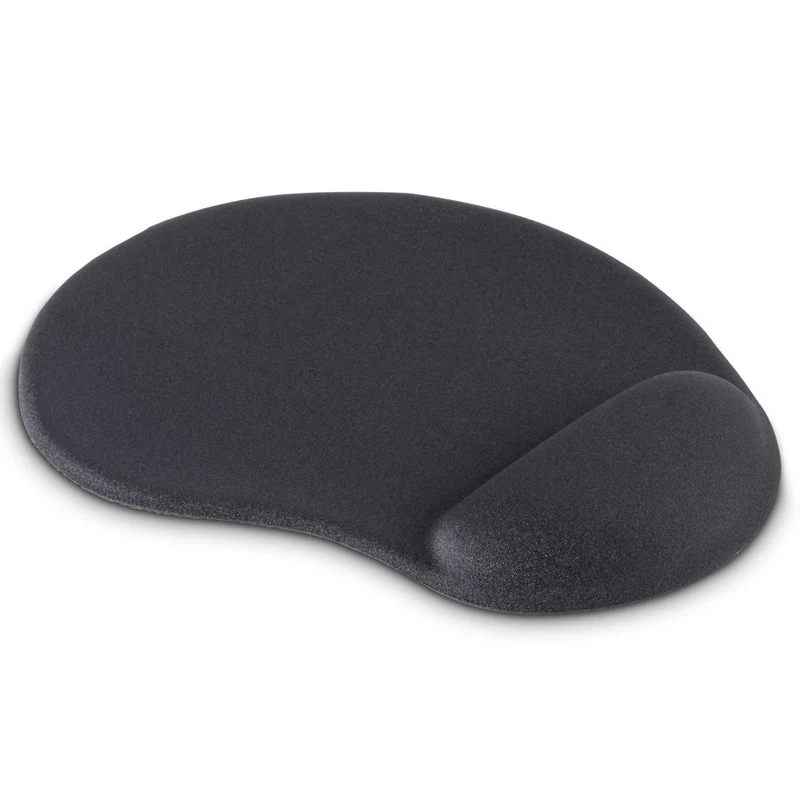 Hama Ergo Mini-Mauspad, Schwarz, mit Gel-Handauflage